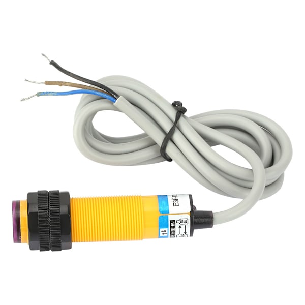 10cm Fotoelektrisk Brytare PNP NO Närhetssensor DC6-36V E3FDS10P1