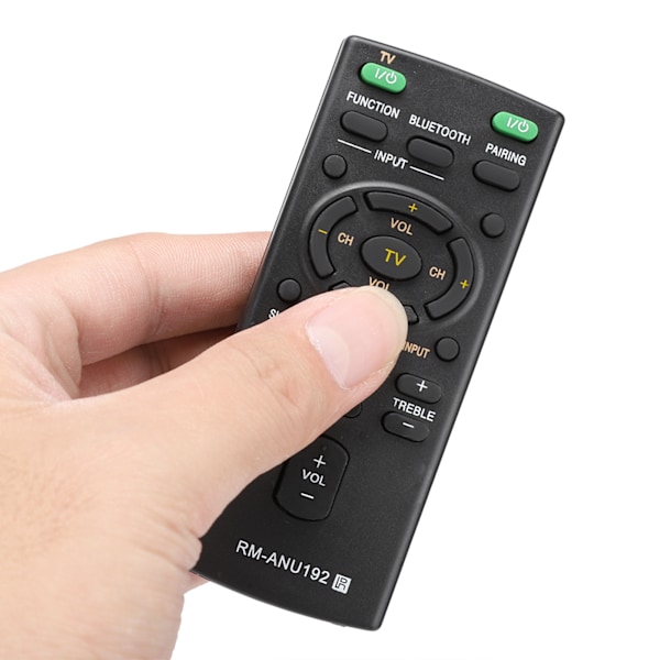Ersättningsfjärrkontroll RM-ANU192 för Sony Sound Bar SACT60BT HTCT60BT SSWCT60