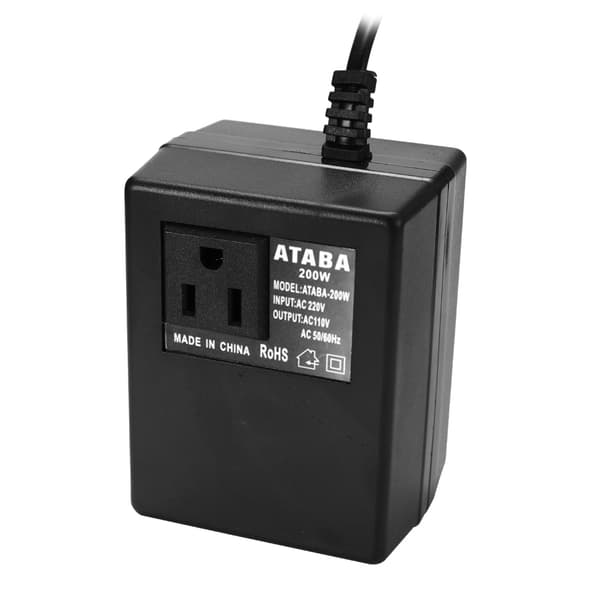 Intelligent Effektiv Husholdning 200W AC 220V Til 110V Nedtrapping Transformator Spenningsomformer Reise Strømadapter