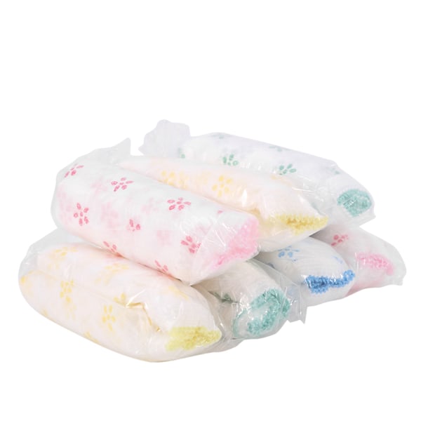 7-pack Damunderkläder för kvinnor, tryckta, engångs, graviditet, postpartum, papper, bomull, storlek L