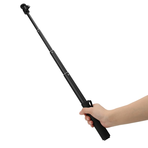4-sektions Teleskopisk Selfie Stick med Kuglehoved til Telefon Vlog Videooptagelse Live 1/4'' Skruehul