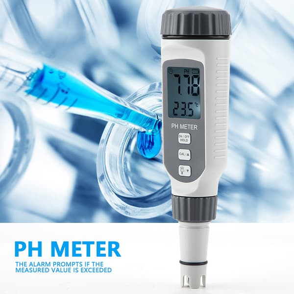 SMART SENSOR Profesjonell PH-måler Bærbar Vannkvalitetstester Acidimeter PH818