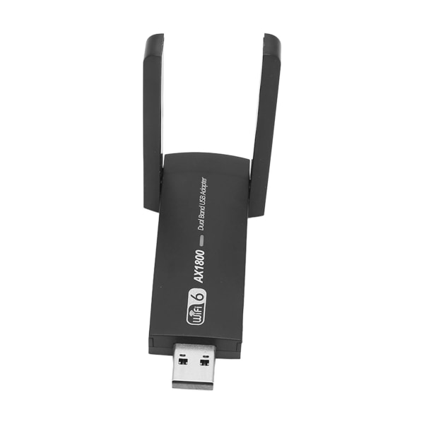 WiFi 6 Adapter USB3.0 2.4GHZ till 5.0GHZ AX1800Mbps MU MIMO USB -nätverkskort för PC Stationär bärbar dator