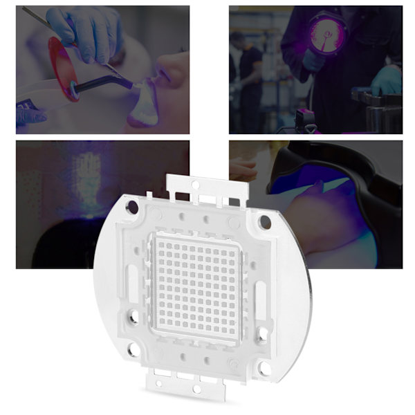 100W UV395-400Nm LED Högpresterande UV-Ultraviolettlampor