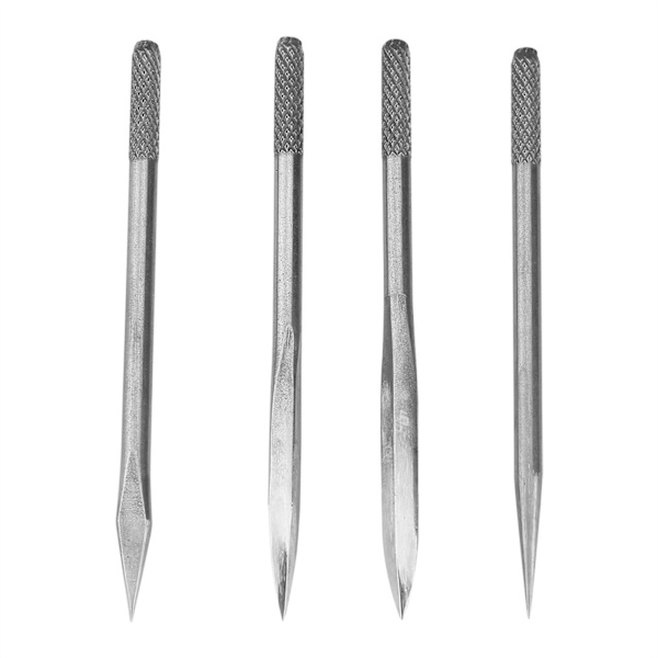 4-in-1 puukahvainen nahanompelu-ulottimien DIY-nahkatyökalusarja