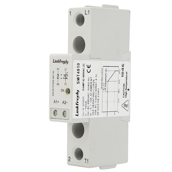 SMT48 DIN-skena Solid State Relä Kort DC Kontroll AC SSR Relä Switch Modul(SMT4810)
