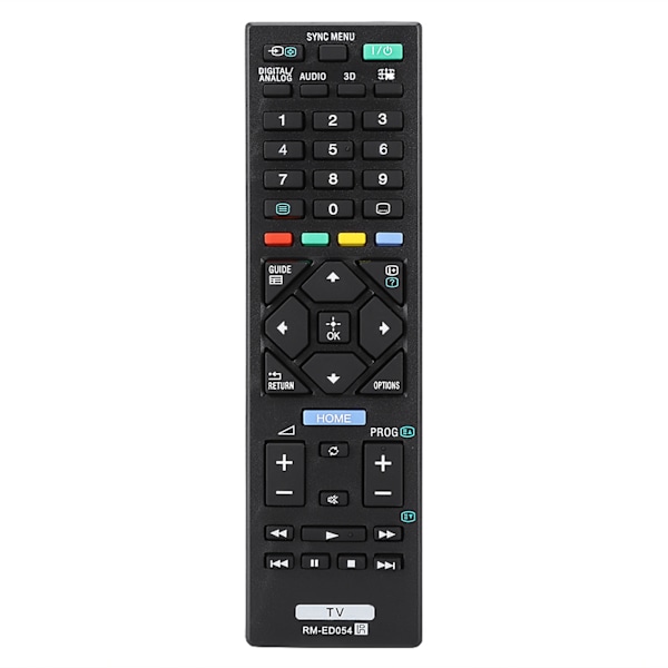 Erstatningsfjernkontroll for Smart TV Fjernsynskontroll for Sony RM-ED054