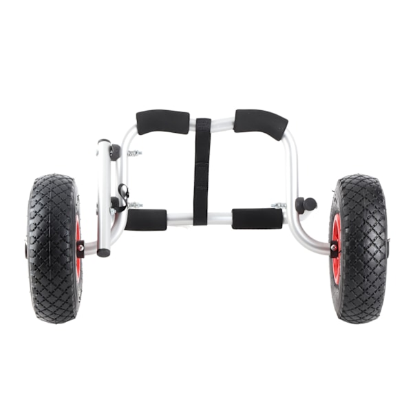 Kano Vogn Bærbar Foldbar Nem Montering Aluminium Gummi Kajak Trolley Kajak Tilbehør Bærer Dolly med Solide PU Dæk