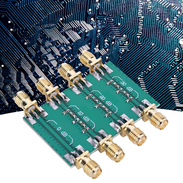 DC-4.0GHz RF Fast Dämpare SMA Dubbel Hona Huvud Radiofrekvens Fast Dämpare Modulkort
