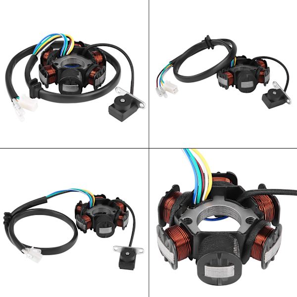 6-Spolighets Tändningsstator Magneto för GY6 50 110 150cc Scooter Moped Go Kart ATV
