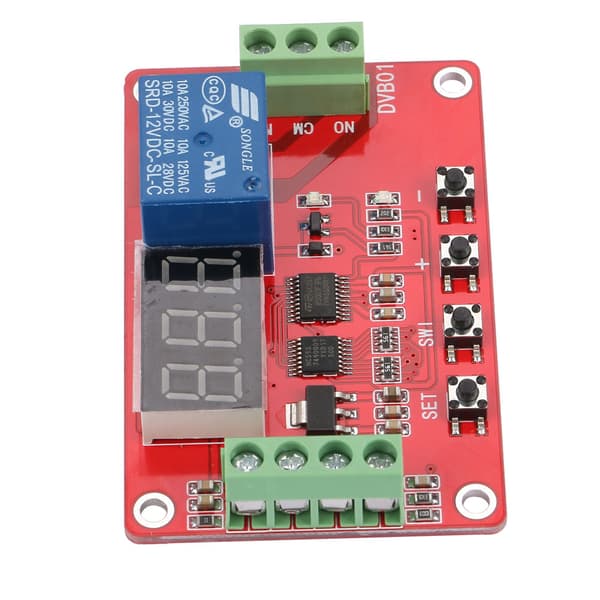 Rød DVB01 Digital Vindusspenningskomparator / Spenningsmåling (12V)