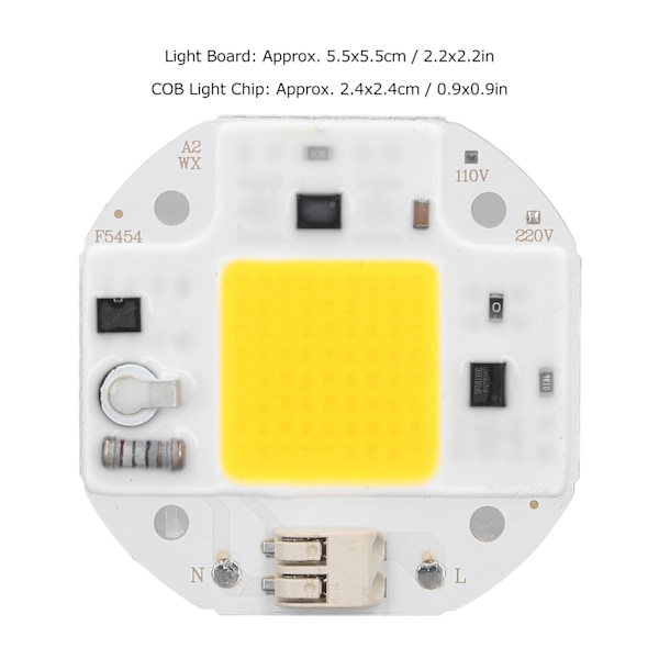 COB Lampe Perle Høj Effekt LED Chip Høj Lysstyrke Drive Free til DIY Lampe Projektør Indendørs Belysning 220V