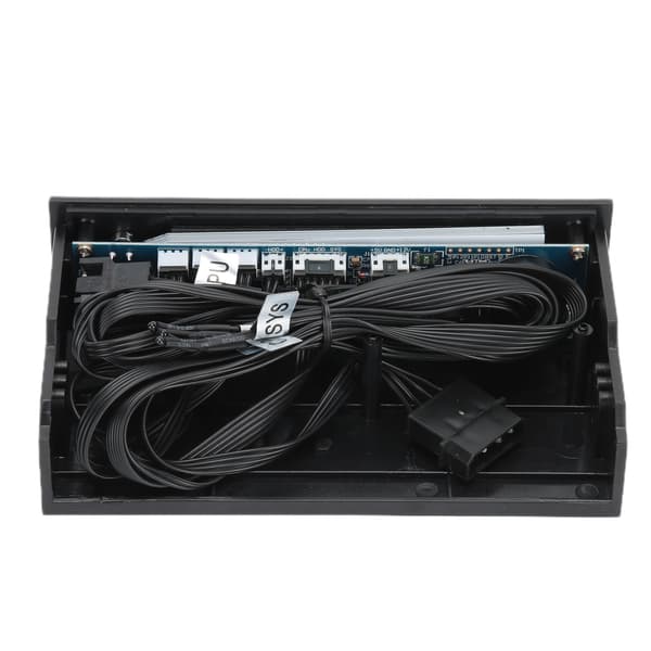 Datamaskin 3-Viftehastighetskontroller CPU/HDD/SYS Temperaturkontroll LCD Frontpanel 5.25in STW‑5023