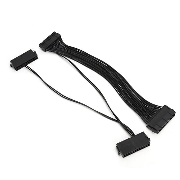 24Pin Kabler Synkroniseringsforlængerkabel 3 Strømforsyning PSU Adapter til BitCoin Mining