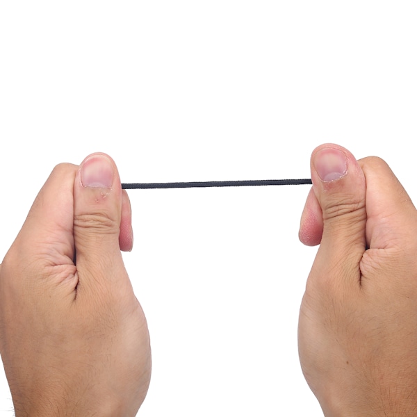 Bågskytte Compound Bow String Nylon Nock Säker Release D Loop Tillbehör (Svart)