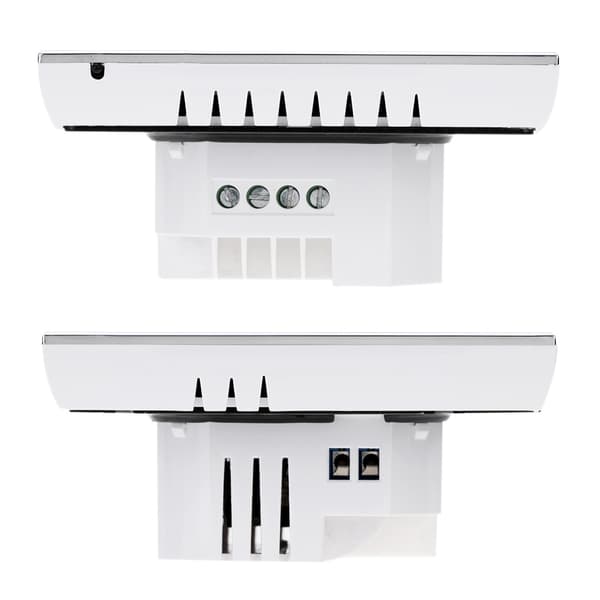 5A AC95-240V Ugentlig Programmerbar LCD-skærm Touch Screen Vandvarme Termostat Rumtemperaturregulator