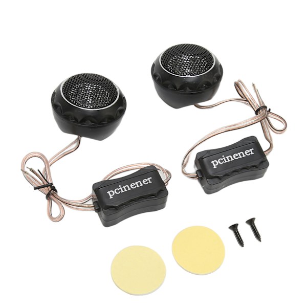 2 stk. Dome Tweeter 140W Metallisk Jern Højttaler Universal til Bil Lydsystemer