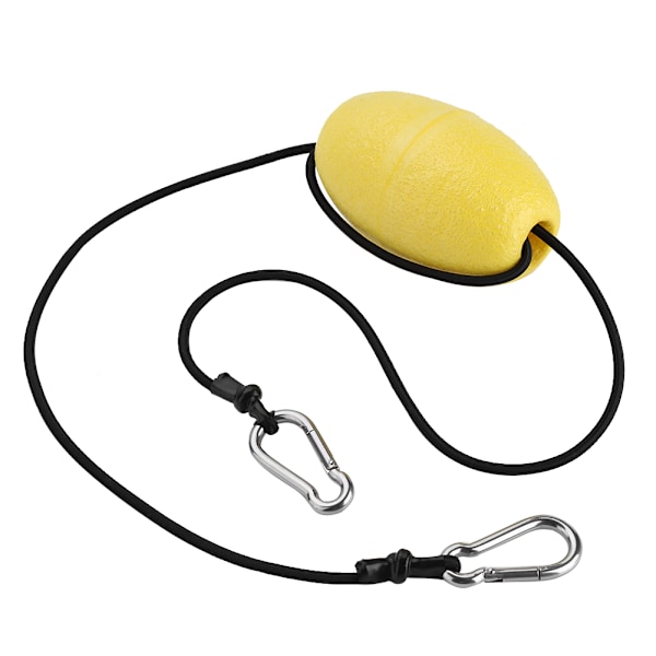 Kajak Driftankare Tow Nylon Rep med EVA-Boj Stålklämmor Kajaktillbehör