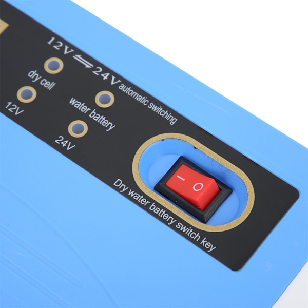 Bilbatteriladdare 12V/24V Effektiv Intelligent LCD-skärm Automatisk Överföring Pulsreparation för 10Ah‑200Ah 110‑240V