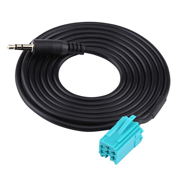 Bil 6-Pin til 3.5mm Stik Aux-kabel til Renault Update List Automobil Data Line