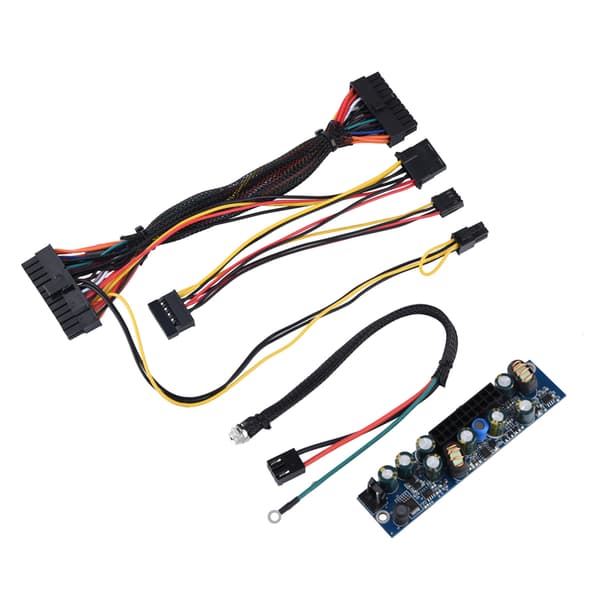 DC 12V 120W PSU Computer PC Strømforsyningsmodul med 24Pin ATX/ DC Input Kabel Holdbar