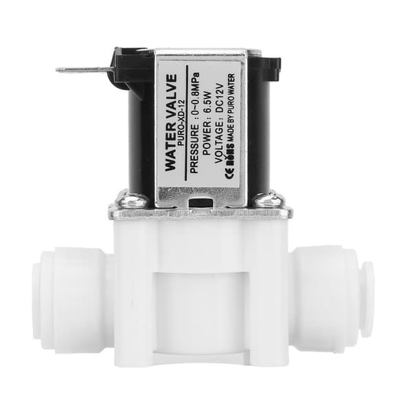 1st DC 12V DC Elektrisk magnetventil i plast, snabbkoppling, normalt stängd