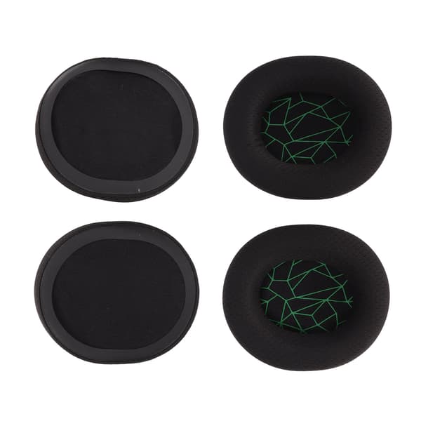 Hodetelefon Øreputer Erstatning Oppgradert Høy Elastisitet Øreputer for SteelSeries Arctis 3/5/7 Green Silk