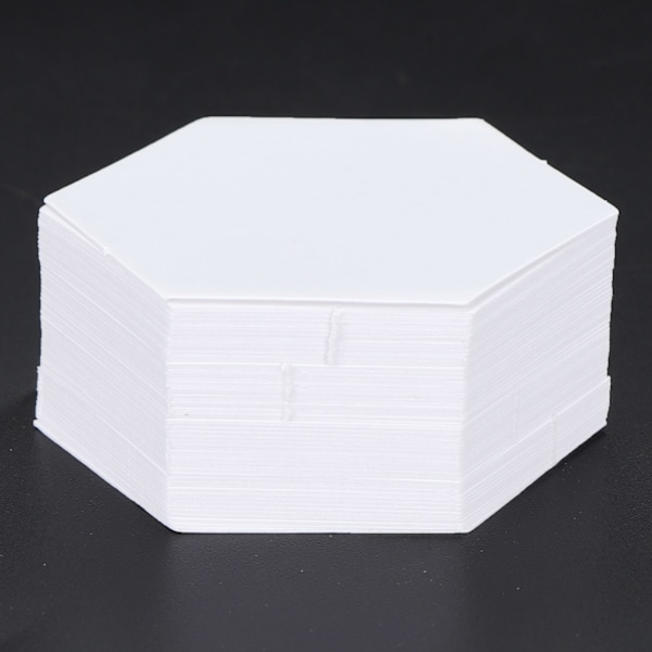 100 st Lapptäcksmall Hex Pappersmodell Quilting Sömnad Hantverk DIY Sömnadsverktyg (22 mm Hex)