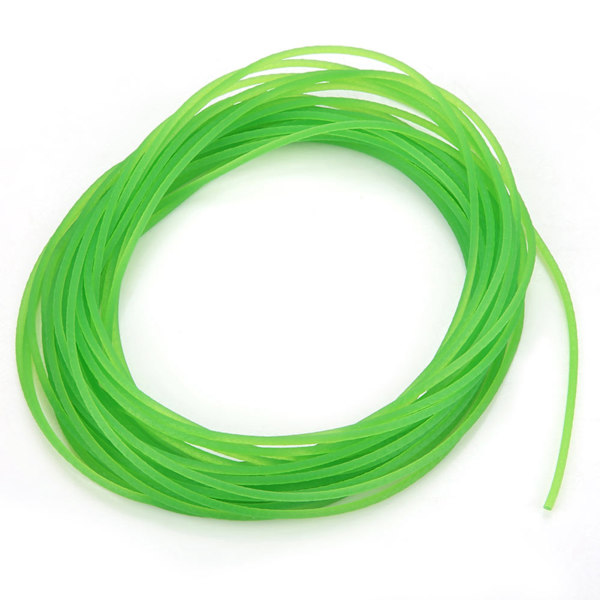 Grön Grov Yta PU Polyuretan Rund Rem för Drivöverföring (2mm*10m)