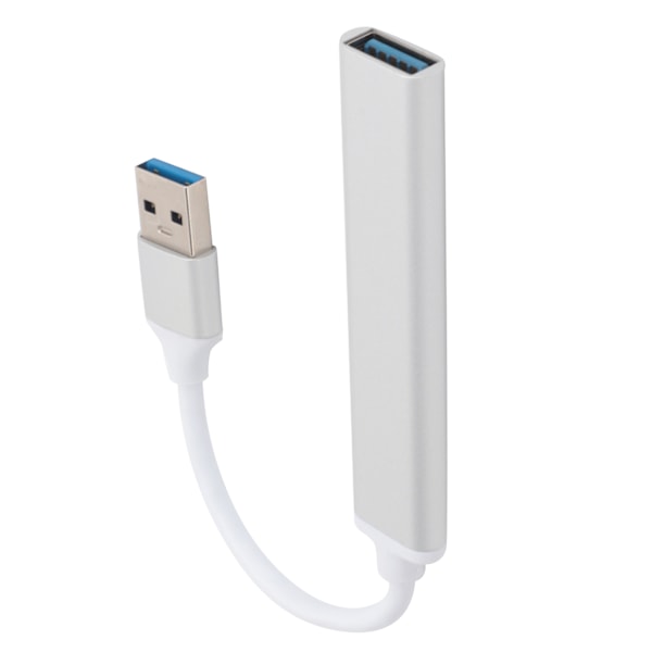 USB3.0 Hub 4 Port Aluminium Legering Adapter Konverter UltraHög Hastighet Splitter Tillbehör