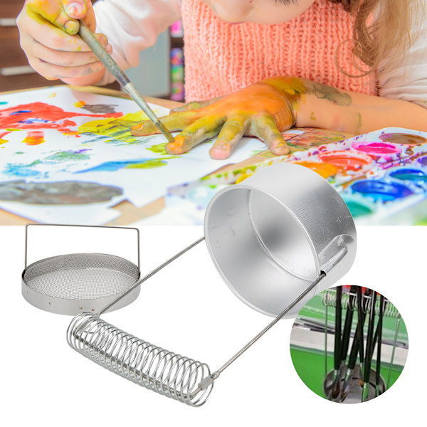 Målarverktyg Aluminium Penslar Rengöringsset för Kontor/Skolmaterial