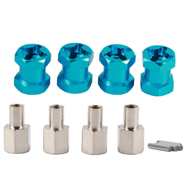 RC Förlängningshjul Hex Navdrivadapter Passar för D90 AX10 CC01 SCX10 F350Blå