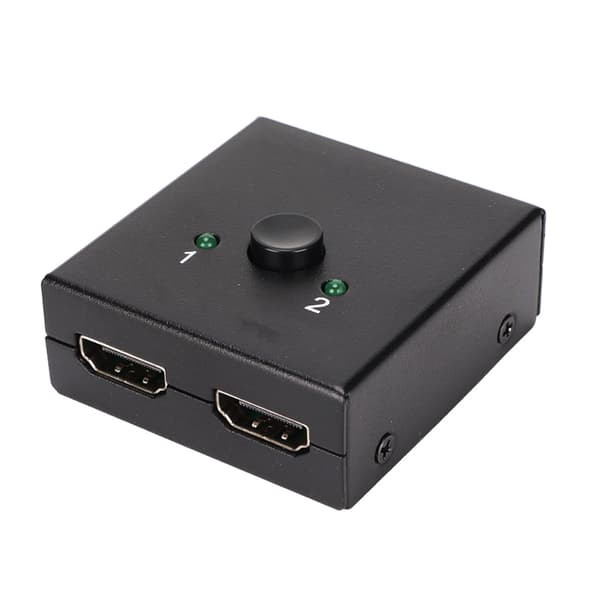 HD Multimedia Interface Switch 4K 60Hz 1 in 2 ut / 2 in 1 ut 2 Port Display Splitter för PS4 PC för IOS TV
