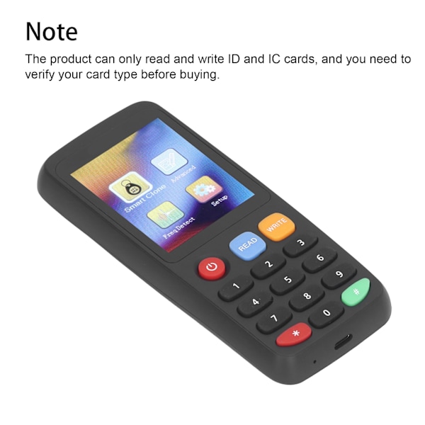 NFC Kortkopierare Skrivare ID IC Hisskortläsare Duplikator för Åtkomstkontrollsystem Inbyggt Batteri 5 T5577 Kort 5 T5577 Spännen