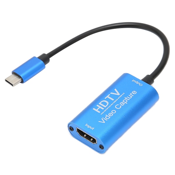 Videoopptakskort 4K 1080P Spill Live Opptakskort for PC Spillkamera Opptak Live Streaming