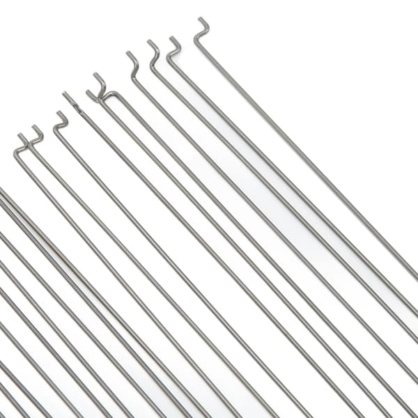 100 st Stål Z Tryckstänger 200mm Hög Hårdhet Stark Seghet Rostskydd RC Flygplan Tryckstänger