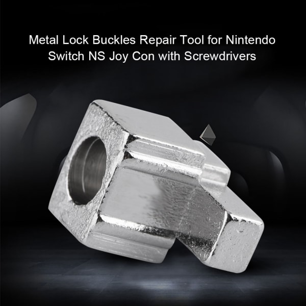 Skruvmejsel reparationsverktygssats Metallspännelås för Nintendo Switch NS Joy Con Controller