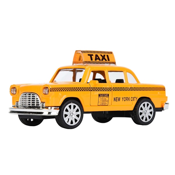 1:32 Legering Taxi Simuleringsfordonsmodell Leksak för Gåva Möbeldekoration Samling (Taxi A)