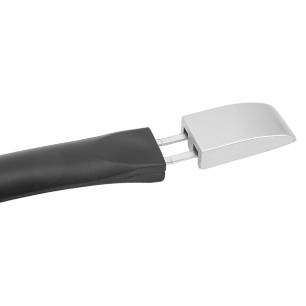 Muovinen matkalaukun kahva, 24,6 cm pitkä, matkalaukun vetokahvan korvaus metallisella päätykappaleella matkalaatikoihin ja -koteloihin