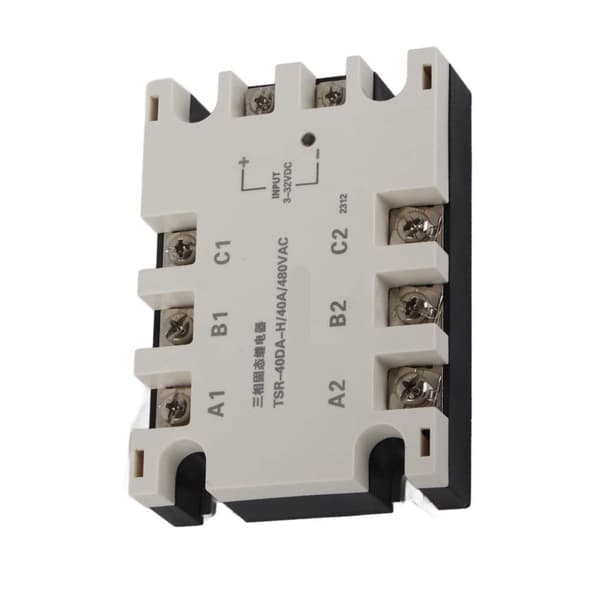 40A Trefaset SSR Inngang Solid State Relé TSR‑40DA H