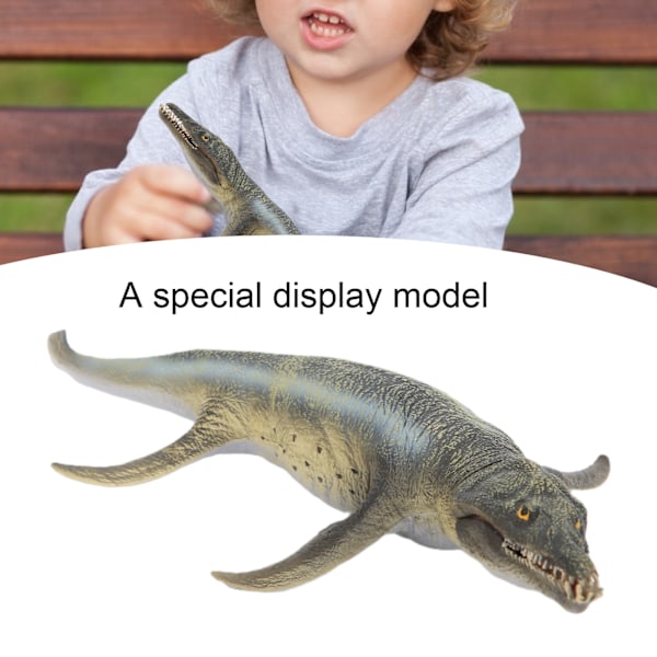 Simulerings Gul Kronosaurus Dinosaur Model Pædagogisk Dinosaur Model Legetøj til Børn Gul Kronosaurus Dinosaur Model