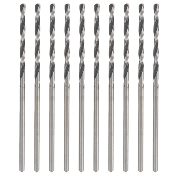 10 st Rak Skaft Spiralborrar för Smyckespärlor Stansborrverktyg 1,6 mm