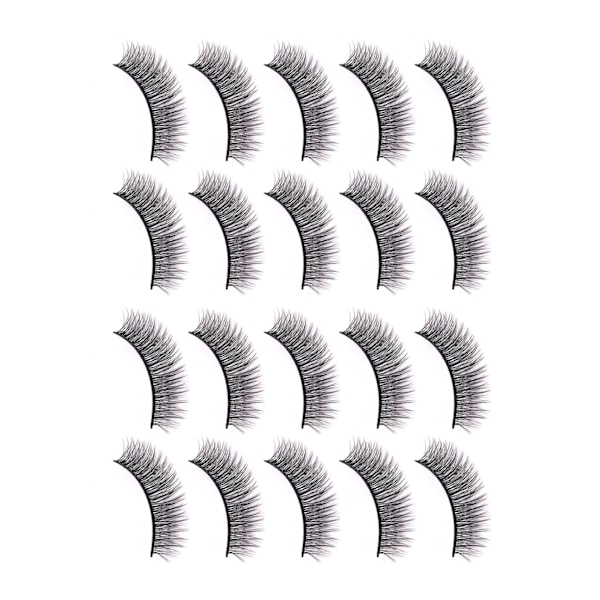 10 Par Magnetiska Ögonfransar Set Handgjorda Lätta Återanvändbara Magnetiska Fransar med Eyeliner Applikator