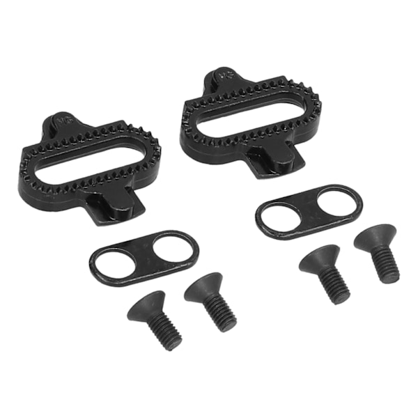 Cykelpedal Klipless Klackplatta Metall Ridplattform Set Kit SH51 för SPD-serie