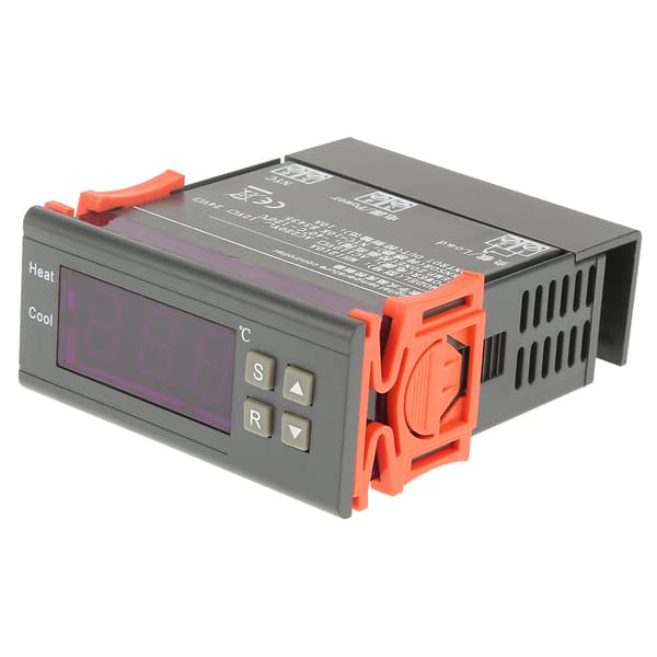 MH1210A Mini Digital LED Termostat Temperaturkontroller med Sensorprob (AC220V)