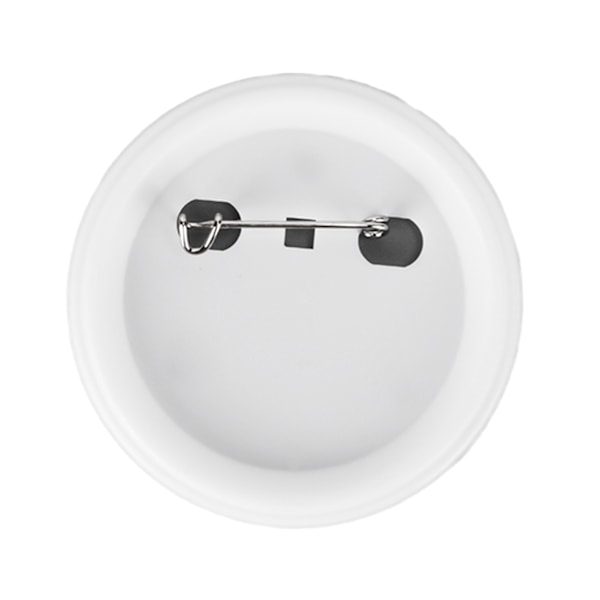 100 stk. Badge Bagside Dækplade Blik Plastik Base Undgå Rust Fast DIY Badge Værktøj til Julefødselsdagsgaver 58mm 100 stk.