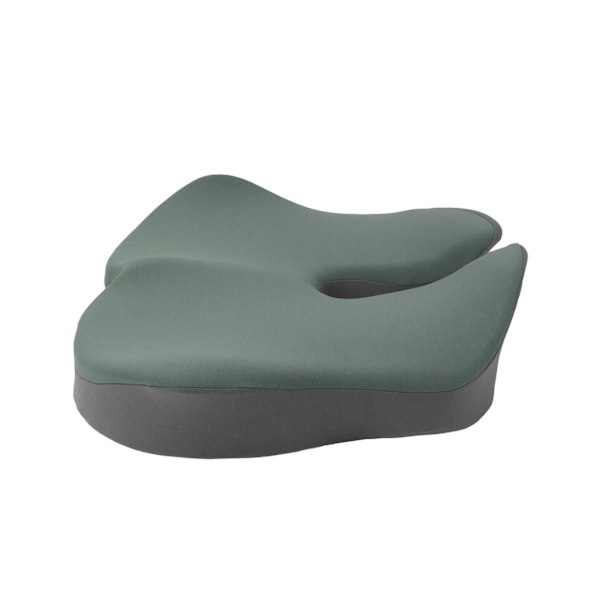Memory Foam Kudde Alla Årstider Universal Kylande Andningsbar Tryckavlastande Sittdyna för Kontorsstol Studentbänk Matcha Grön och Ljusgrå