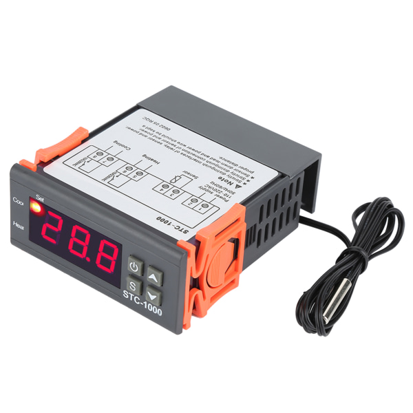 Digital temperaturregulator Tempsensor Elektrisk termostatkontroll 110‑220V