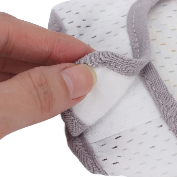 Krypskydd för bebisar, mjuka bomulls elastiska unisex, halkskydd för spädbarn, knäskydd, grå