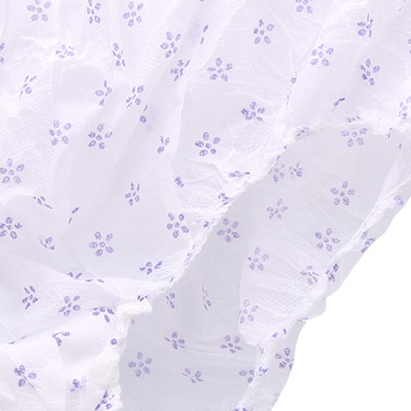 7-pack Damunderkläder för kvinnor, tryckta, engångs, graviditet, postpartum, papper, bomull, storlek L